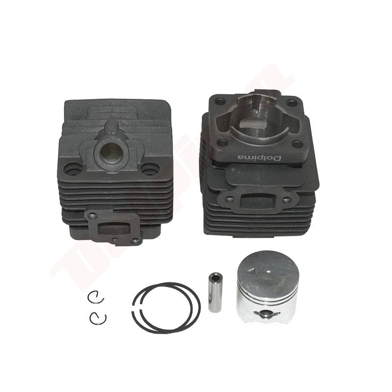 Cilinder met zuiger passend op Chinese machine 34mm TL 26cc MITSUBISHI NIKASIL