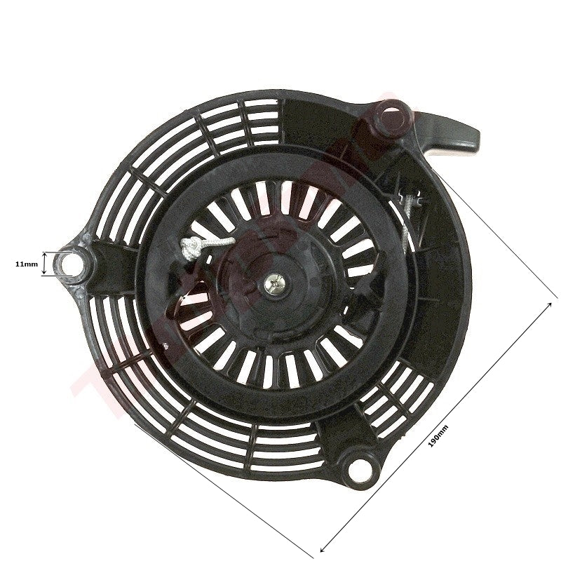 Trekstarter passend op HONDA GCV160 ( 28400-Z0L-V20ZA ) BLACK 11mm