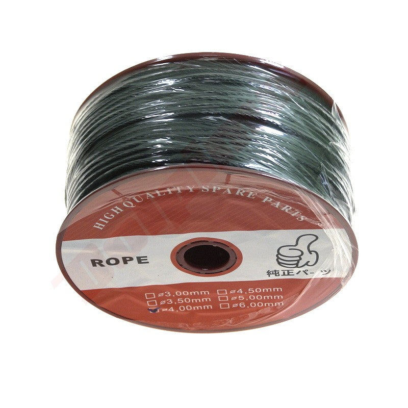 Trekkoord 4,0mm 100m BLACK