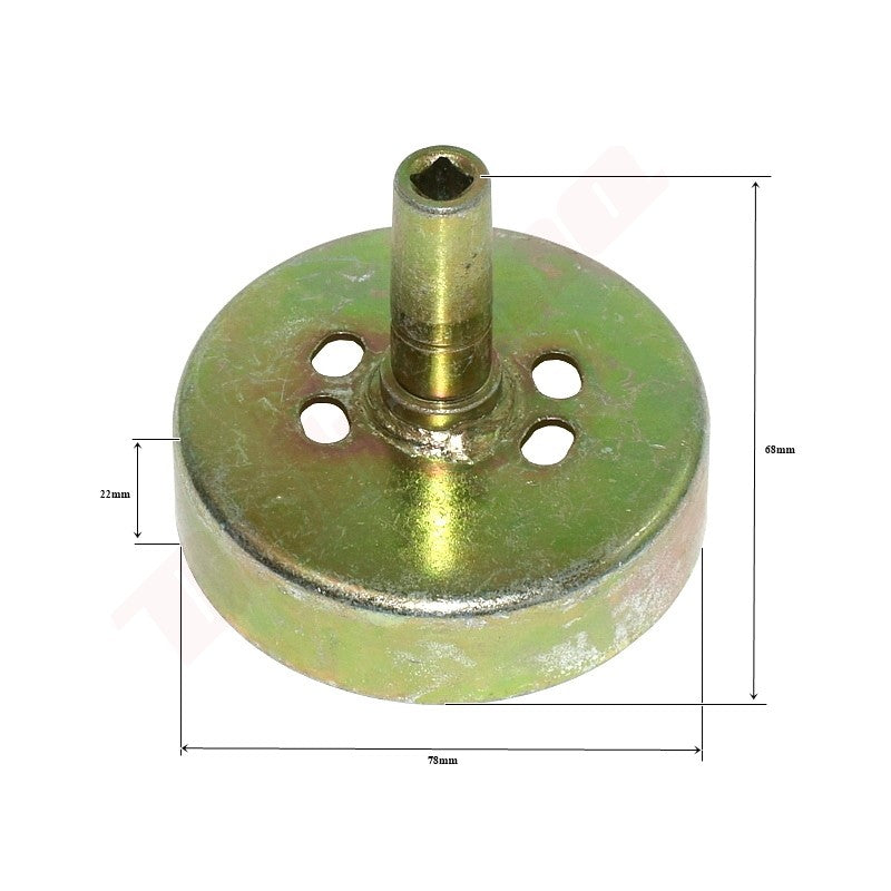 Koppelingstrommel passend op KOSY 78x22x68x4T TL43-4T