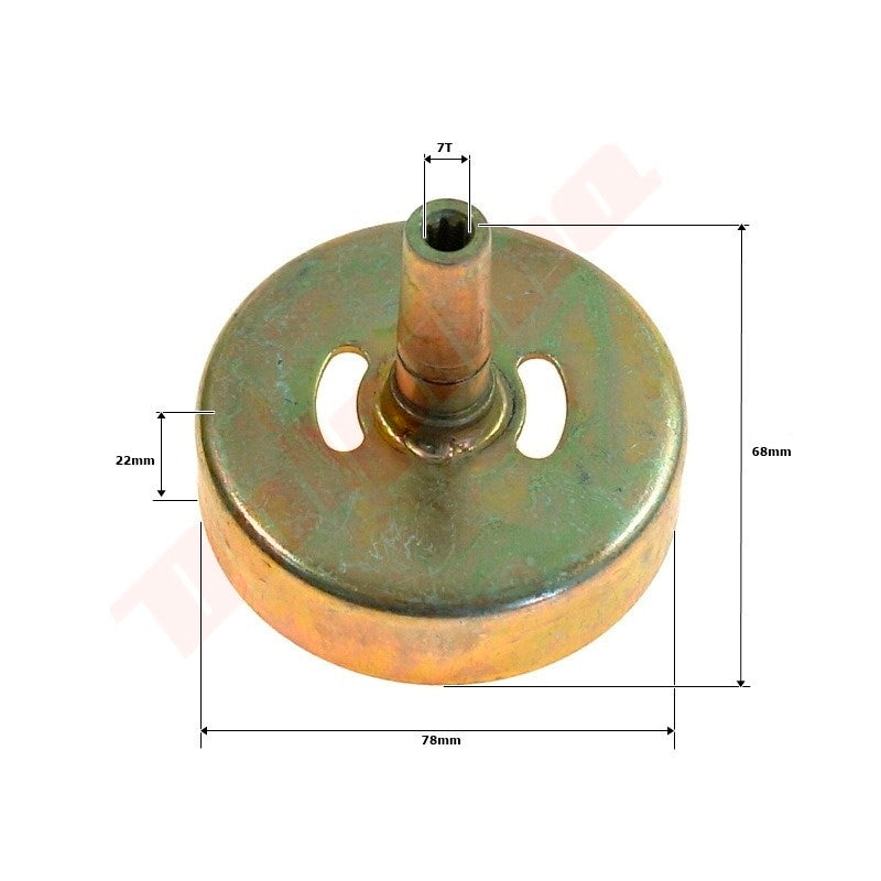 Koppelingstrommel passend op KOSY 78x22x68x7T TL43-7T