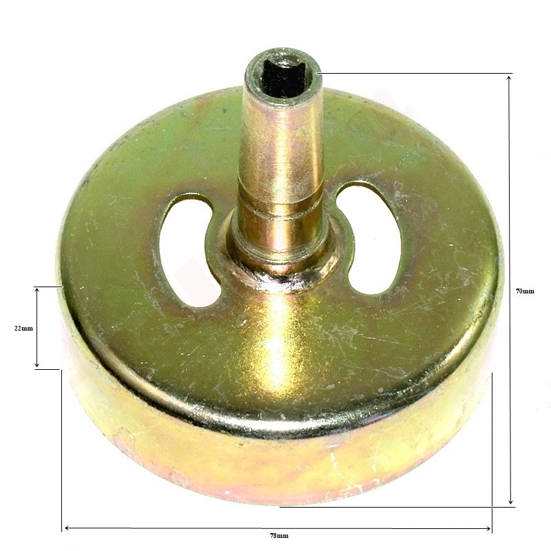 Koppelingstrommel passend op KOSY 78x22x70x4T7