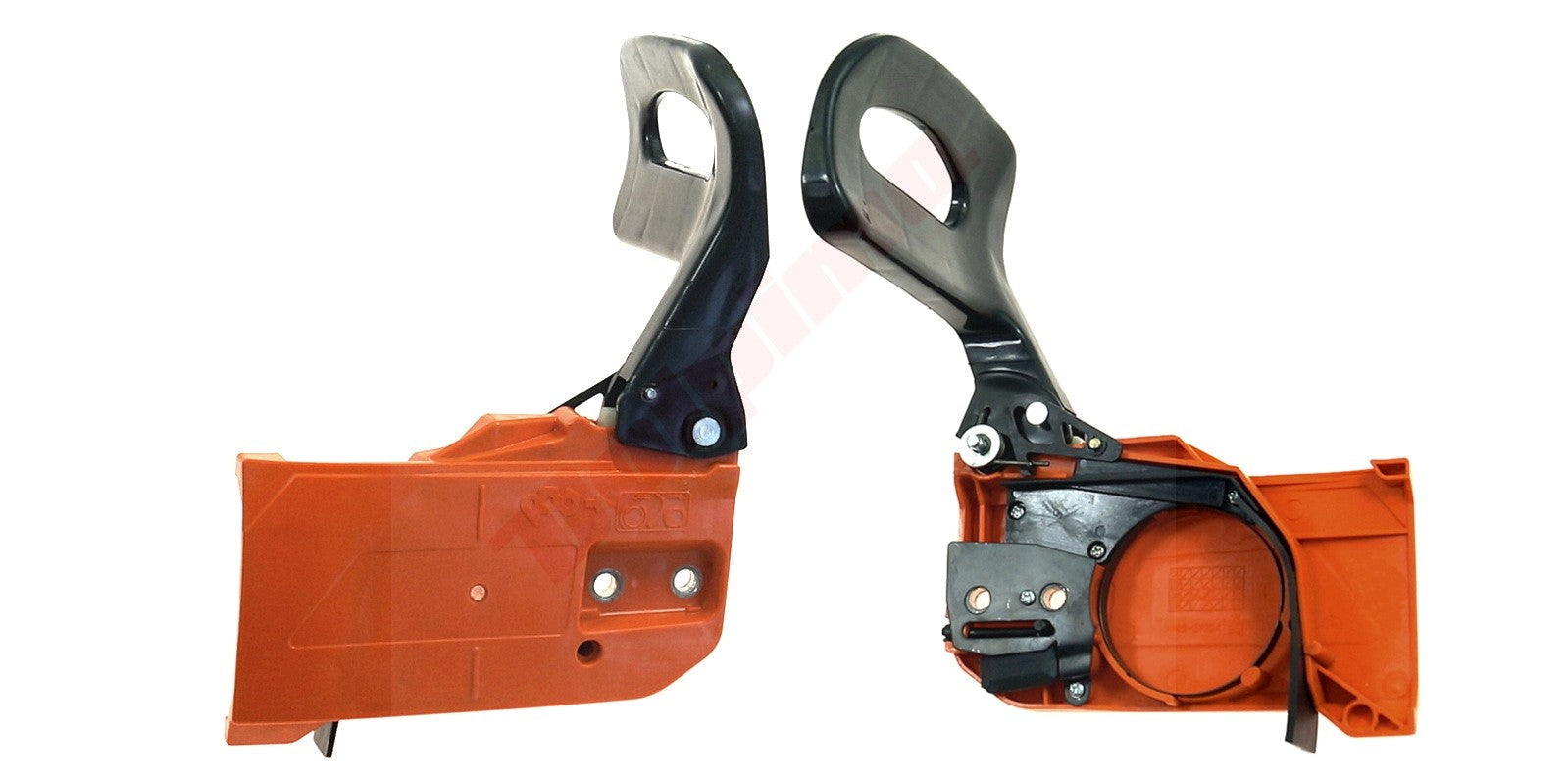 Tandwieldeksel/remhendel passend op Chinese kettingzaag 45cc ORANGE