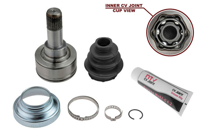 Homokineet reparatieset, Aandrijfas