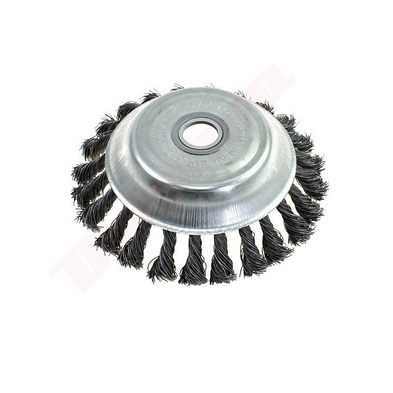 Onkruidborstel metaal passend op bosmaaier 150mm 20mm