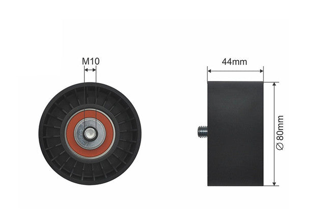 Spanrol, V-riem