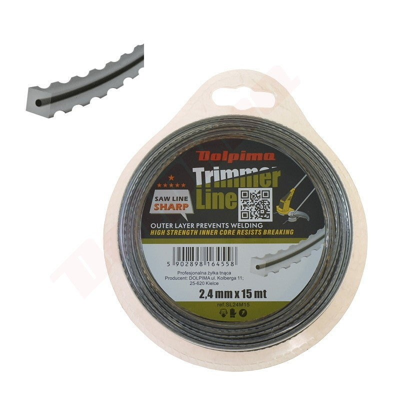 Maaidraad SAW LINE SHARP 2,4MM/ 15M