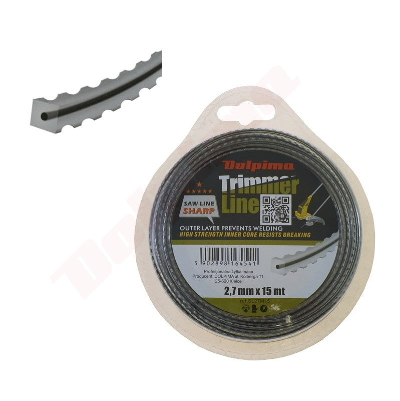 Maaidraad SAW LINE SHARP 2,7MM/ 15M