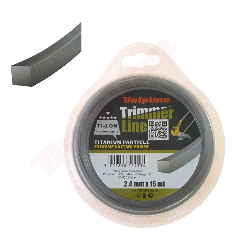 Maaidraad TI-LON 2,4MM/ 15M