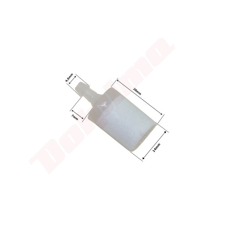 Benzinefilter passend op 4,6x14x20 POREX