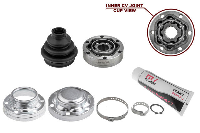 Homokineet reparatieset, Aandrijfas