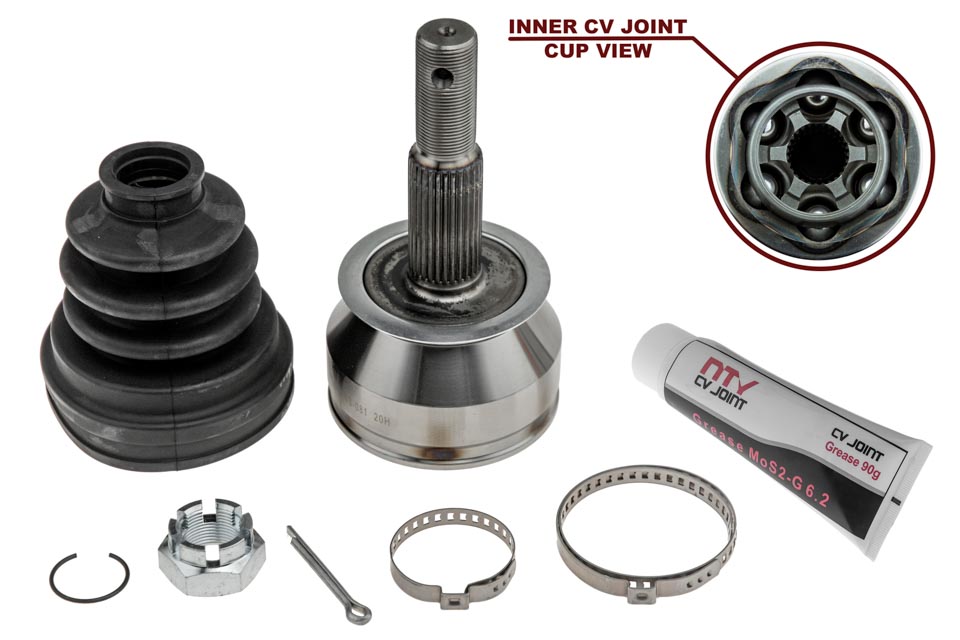 Homokineet reparatie set