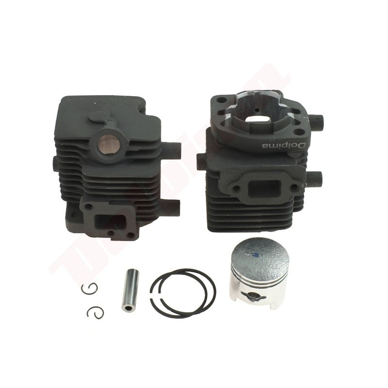 Cilinder met zuiger passend op Chinese machine 32mm TL 23cc MITSUBISHI NIKASIL