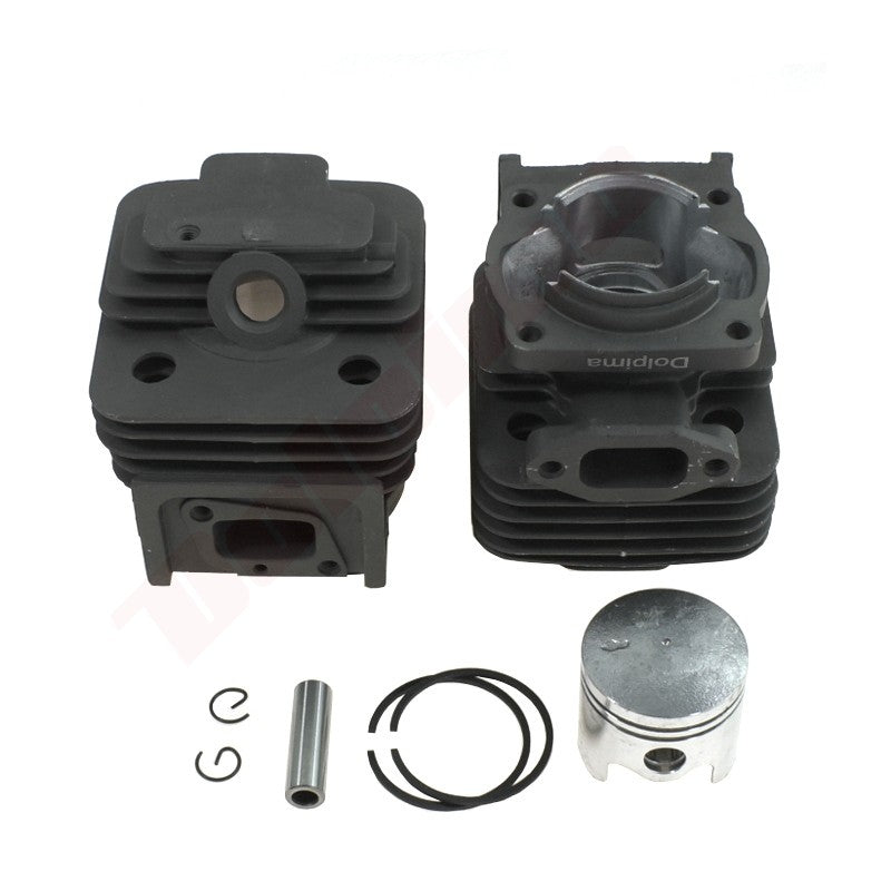 Cilinder met zuiger passend op Chinese machine 40mm TL 43cc MITSUBISHI NIKASIL