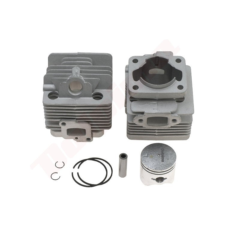 Cilinder met zuiger passend op Chinese machine 34mm TL 26cc MITSUBISHI