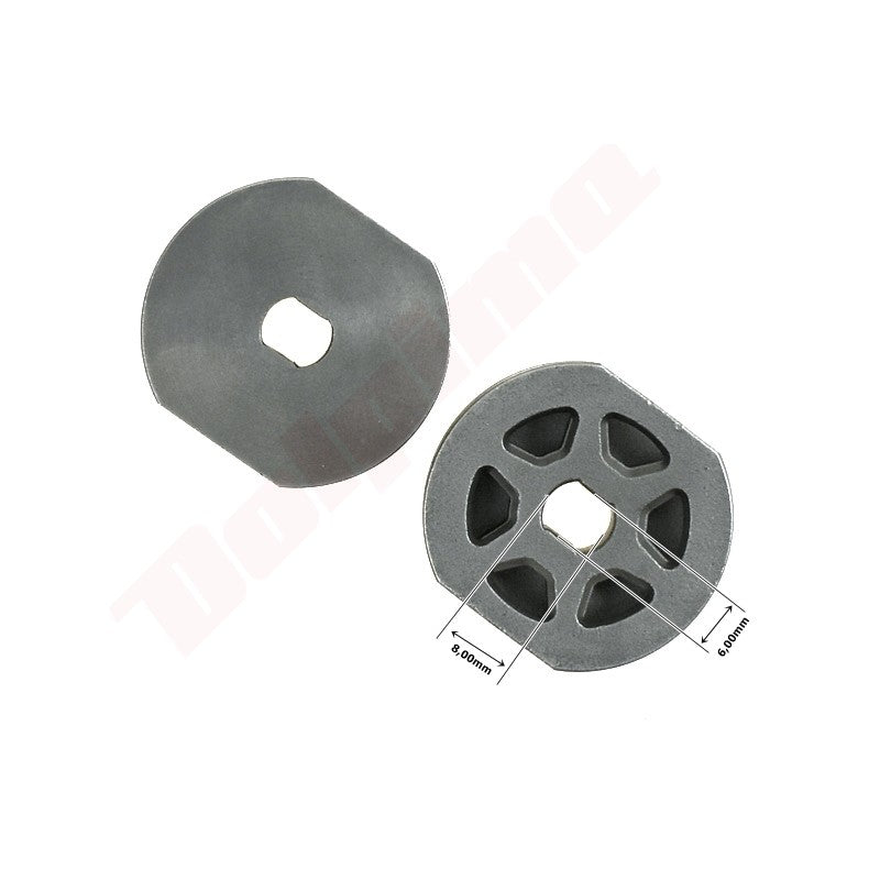 Kettingtandwiel passend op 3/8'' 6T 6x 8mm