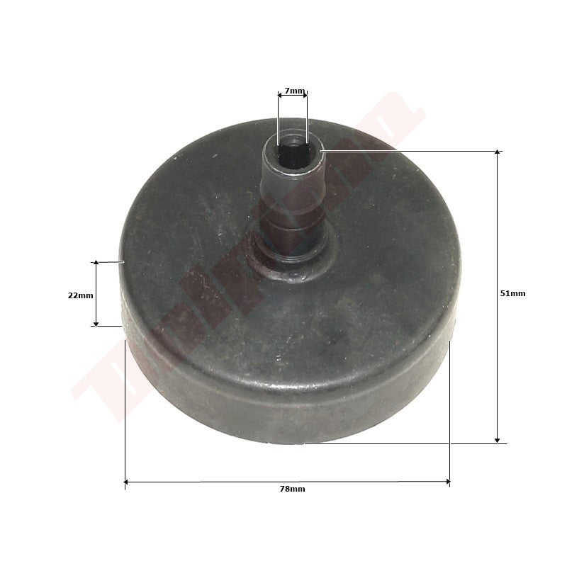 Koppelingstrommel passend op KOSY 78x22x51x4T7