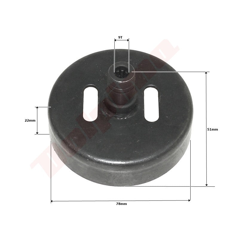 Koppelingstrommel passend op KOSY 78x22x51x9T