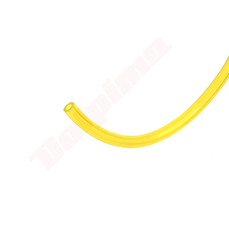 Benzineslang passend op 2,5x5,0mm YELLOW ( m )