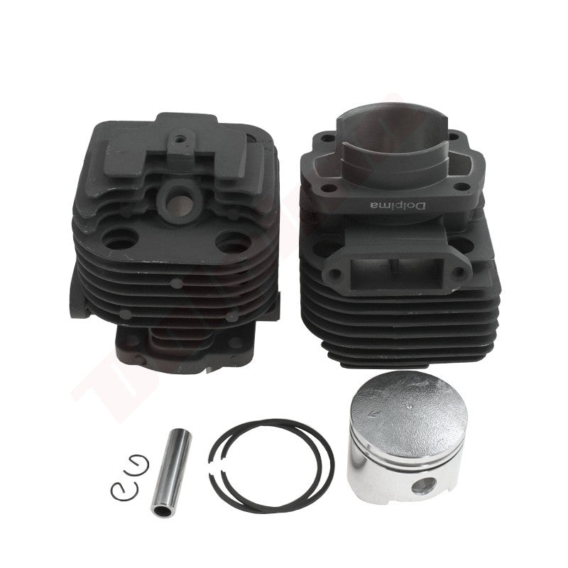 Cilinder met zuiger passend op Chinese kettingzaag 51mm NIKASIL