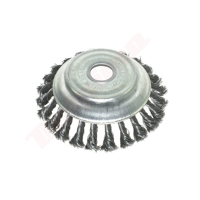 Onkruidborstel metaal passend op bosmaaier 150mm 25,4mm