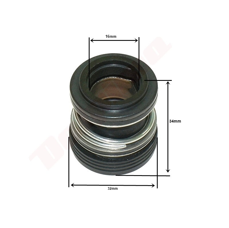 Keerring passend op POMPY WODY  16x32mm